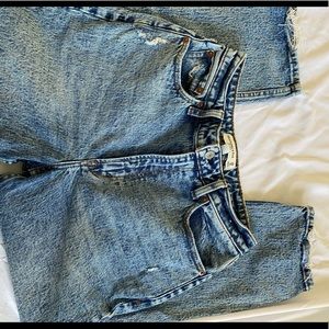 Abercrombie acid washed jeans